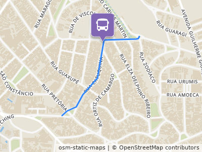 Mapa da parada