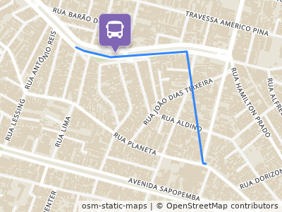 Mapa da parada