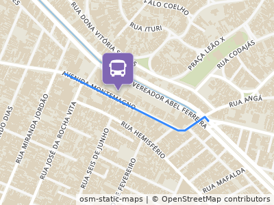 Mapa da parada