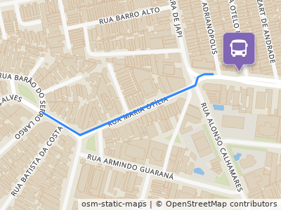 Mapa da parada