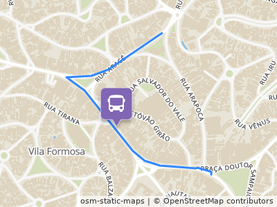 Mapa da parada