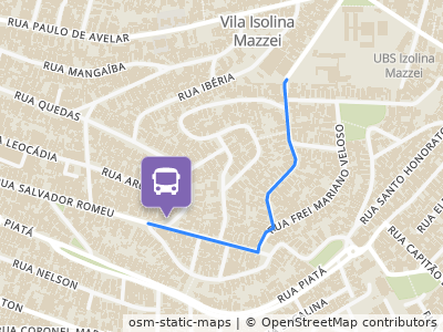 Mapa da parada