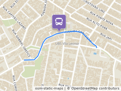 Mapa da parada