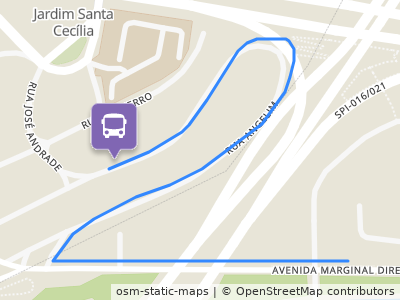 Mapa da parada