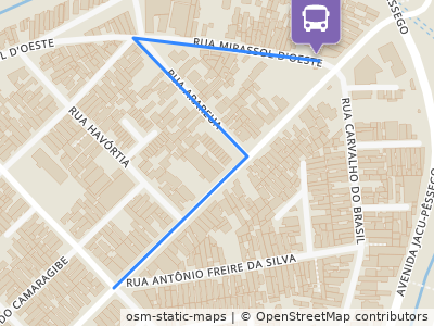 Mapa da parada