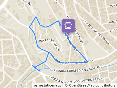 Mapa da parada