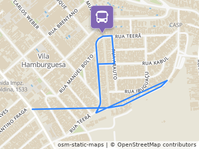 Mapa da parada