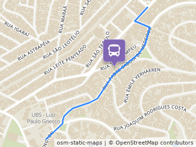 Mapa da parada