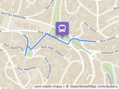 Mapa da parada