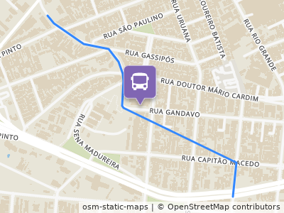 Mapa da parada
