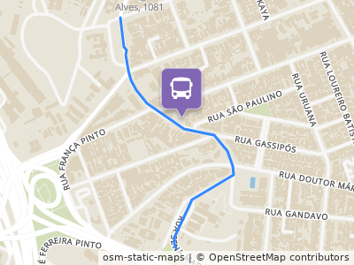 Mapa da parada
