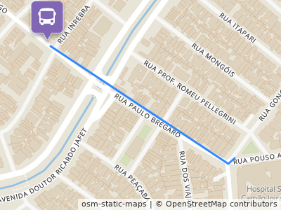 Mapa da parada