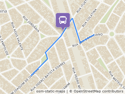 Mapa da parada