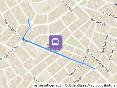 Mapa da parada