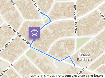 Mapa da parada