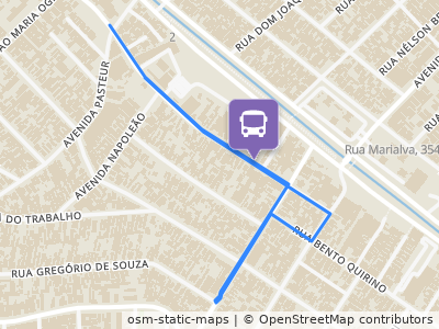 Mapa da parada