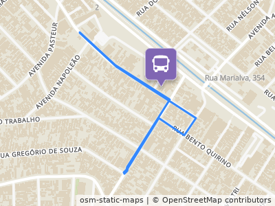 Mapa da parada