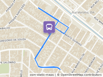 Mapa da parada