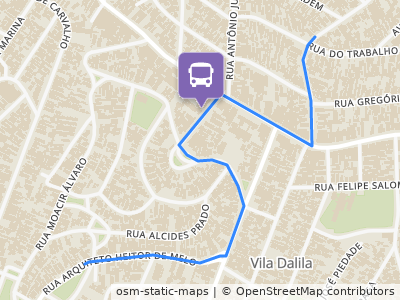 Mapa da parada