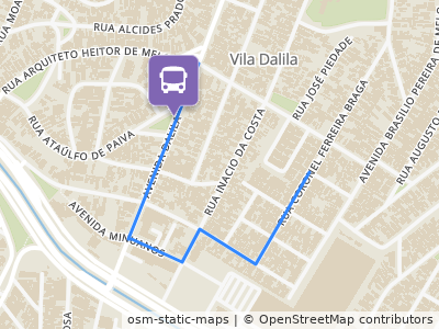 Mapa da parada