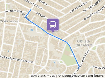 Mapa da parada