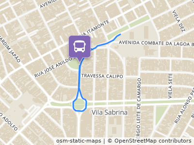 Mapa da parada