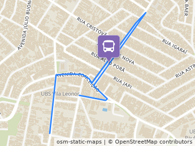 Mapa da parada