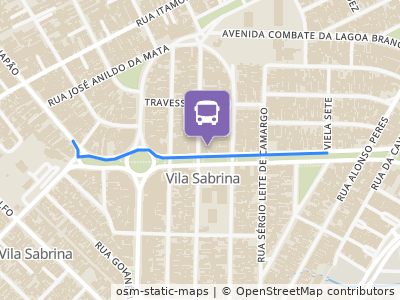 Mapa da parada