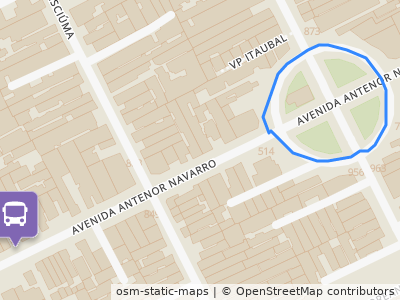 Mapa da parada