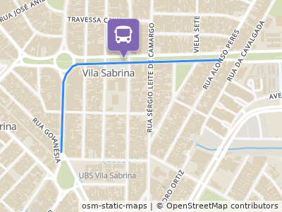 Mapa da parada