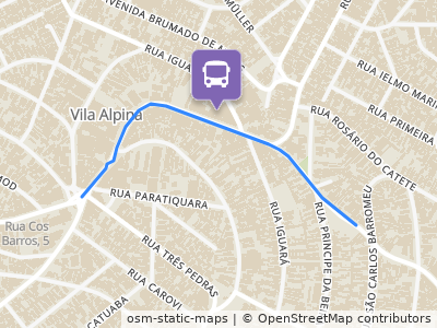 Mapa da parada