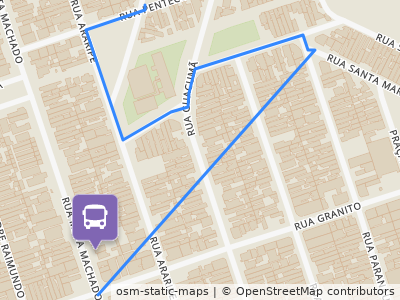 Mapa da parada