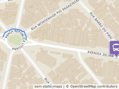 Mapa da parada