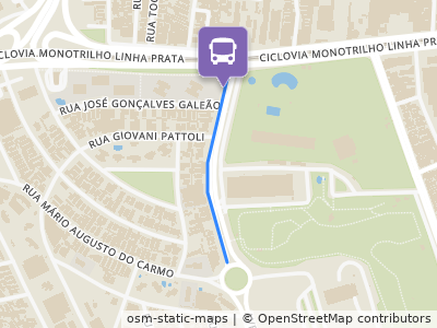 Mapa da parada