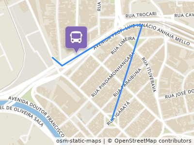 Mapa da parada