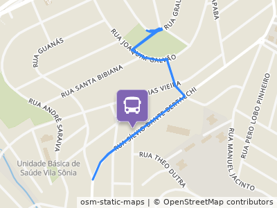 Mapa da parada