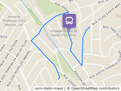 Mapa da parada
