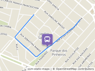 Mapa da parada