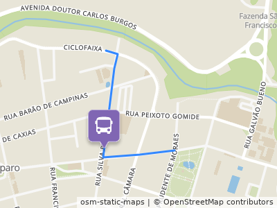 Mapa da parada