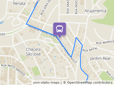 Mapa da parada