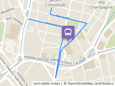 Mapa da parada