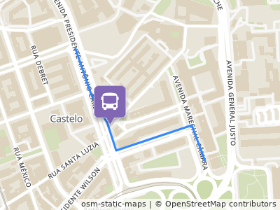 Mapa da parada