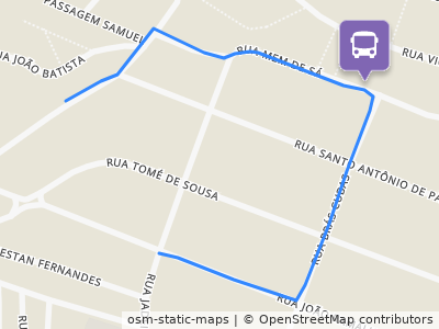Mapa da parada