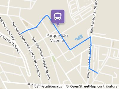 Mapa da parada