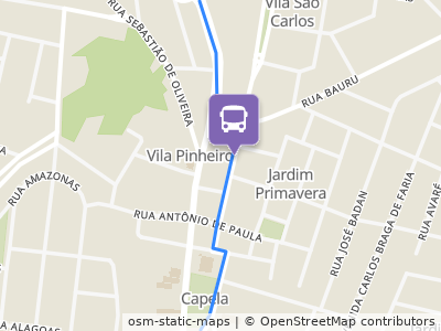 Mapa da parada