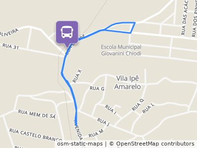 Mapa da parada