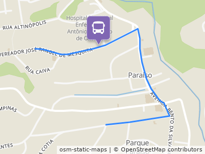 Mapa da parada