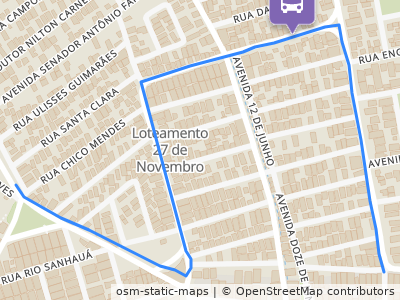Mapa da parada