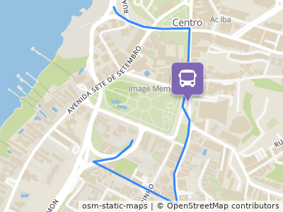 Mapa da parada