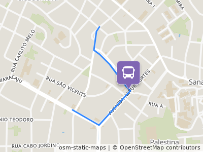 Mapa da parada
